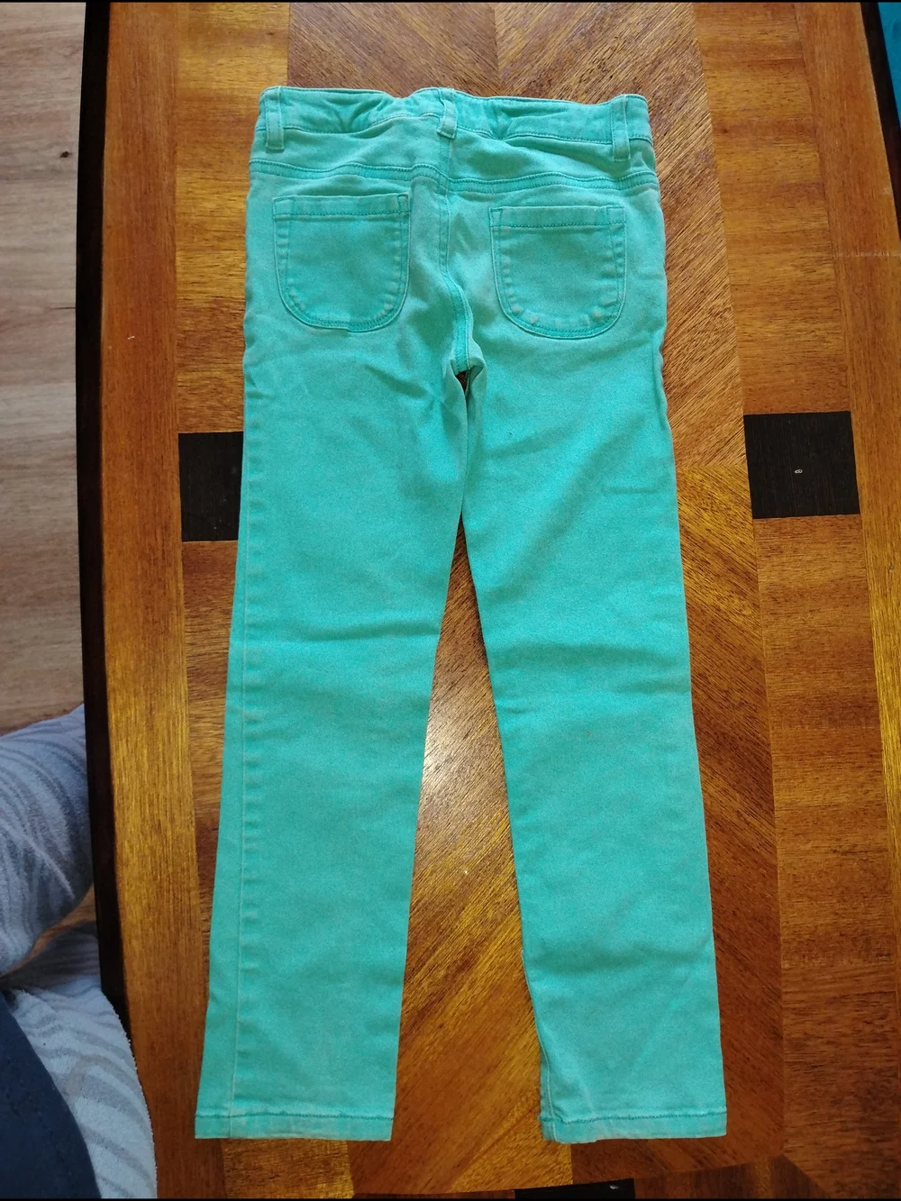 Gymboree Beige Pants with Pink Trim